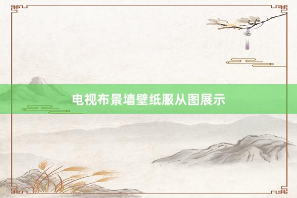 电视布景墙壁纸服从图展示